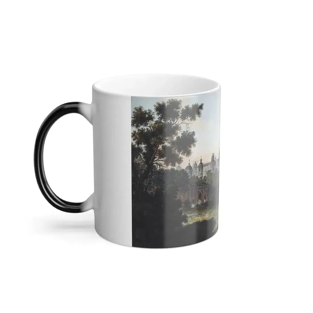 Fyodor Alexeyev (1753-1824) Palace in Tsaritsyno in the Vicinity of Moscow - Watercolour on Paper 1800 - Color Changing Mug 11oz - Go Mug Yourself