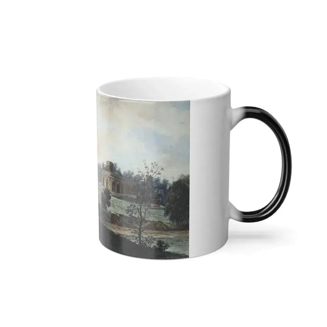 Fyodor Alexeyev (1753-1824) Palace in Tsaritsyno in the Vicinity of Moscow - Watercolour on Paper 1800 - Color Changing Mug 11oz - Go Mug Yourself