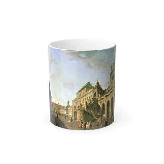 Fyodor Alexeyev (1753-1824) The Boyar's Ground in the Moscow Kremlin - Oil on Canvas 1801 - Color Changing Mug 11oz 11oz - Go Mug Yourself
