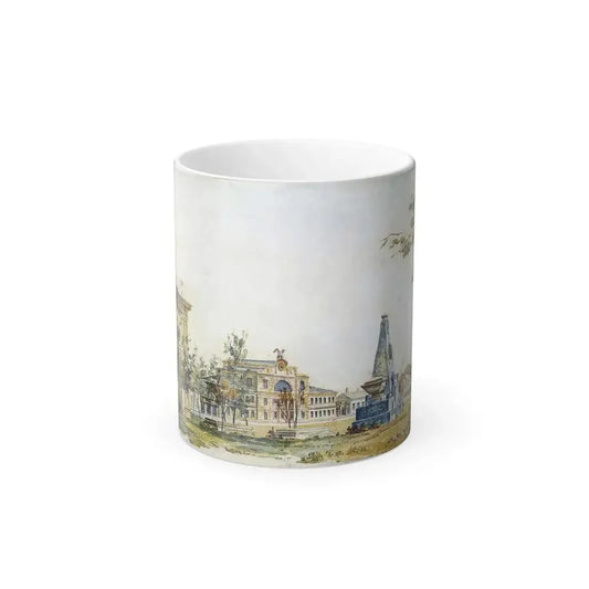 Fyodor Alexeyev (1753-1824) Town Square in Kherson - Watercolour on Paper 1796 - Color Changing Mug 11oz 11oz - Go Mug Yourself