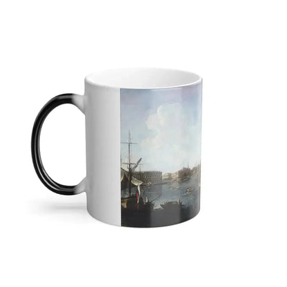 Fyodor Alexeyev (1753-1824) View of the Stock Exchange and the Admiralty from the Fortress of St Peter -0 - Color Changing Mug 11oz - Go Mug Yourself