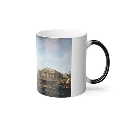 Fyodor Alexeyev (1753-1824) View of the Stock Exchange and the Admiralty from the Fortress of St Peter -0 - Color Changing Mug 11oz - Go Mug Yourself