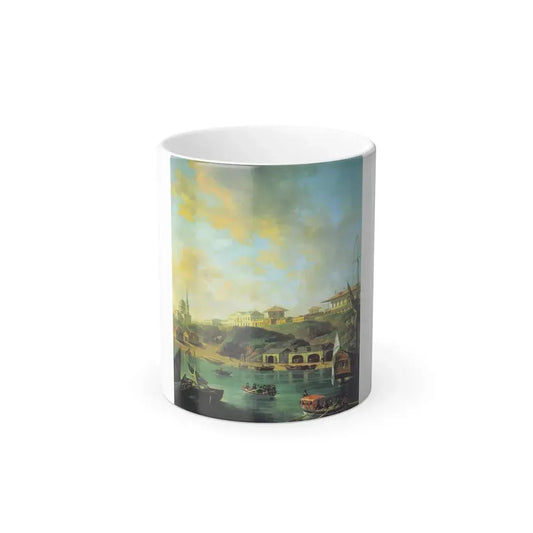 Fyodor Alexeyev (1753-1824) View of the town Mykolaiv - Oil on Canvas 1799 - Color Changing Mug 11oz 11oz - Go Mug Yourself