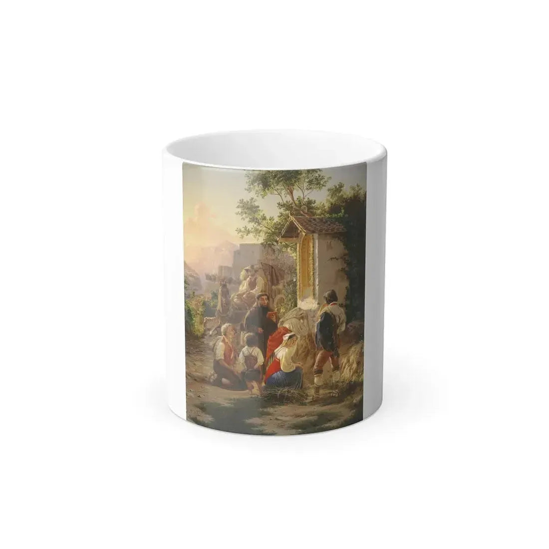 Fyodor Bronnikov (1827-1902) At the Chapel - Color Changing Mug 11oz 11oz - Go Mug Yourself