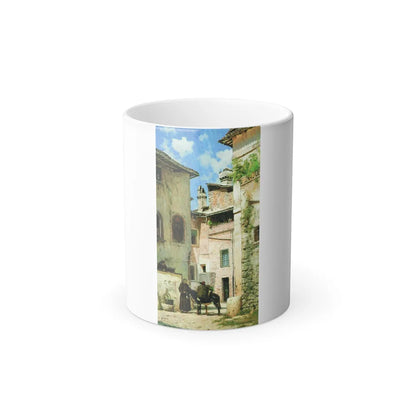 Fyodor Bronnikov (1827-1902) Italian Scene - Color Changing Mug 11oz-Go Mug Yourself