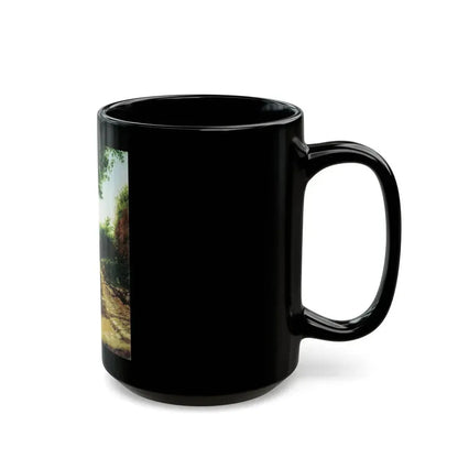 Fyodor Bronnikov (1827-1902) Landscape with tree - Black Coffee Mug - Go Mug Yourself