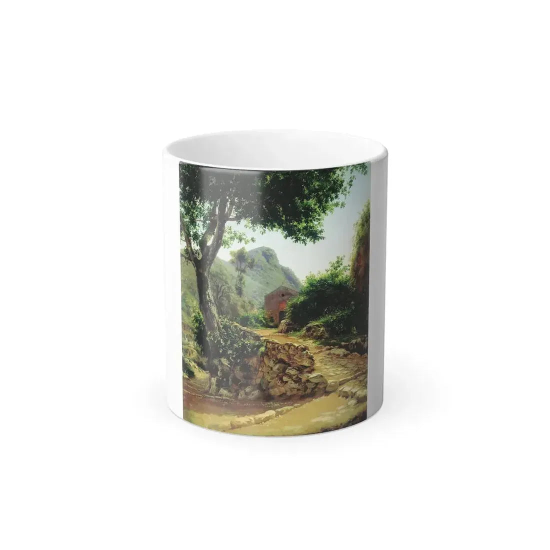 Fyodor Bronnikov (1827-1902) Landscape with tree - Color Changing Mug 11oz 11oz - Go Mug Yourself