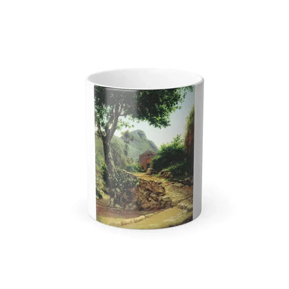 Fyodor Bronnikov (1827-1902) Landscape with tree - Color Changing Mug 11oz 11oz - Go Mug Yourself