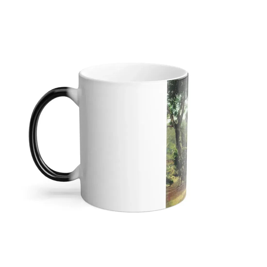 Fyodor Bronnikov (1827-1902) Landscape with tree - Color Changing Mug 11oz - Go Mug Yourself