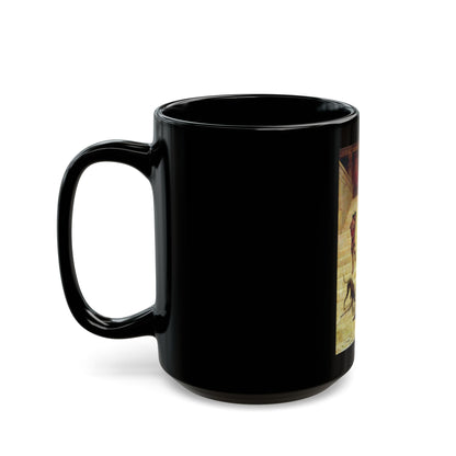 Fyodor Bronnikov (1827-1902) Parable of Lazarus - Black Coffee Mug-Go Mug Yourself