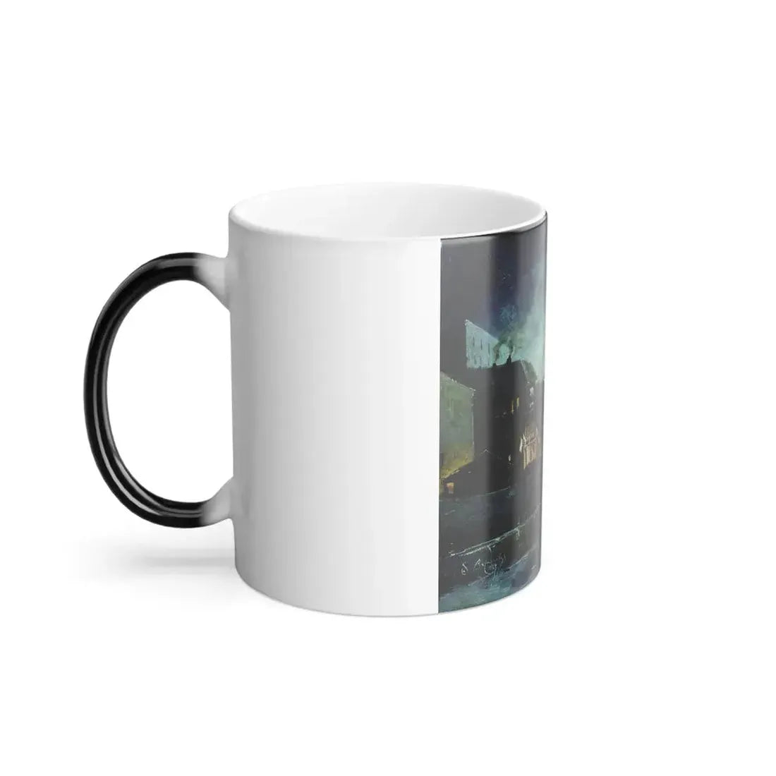 Fyodor Vasilyev (1850-1873) Illumination in St Petersburg - 1869 - Color Changing Mug 11oz - Go Mug Yourself