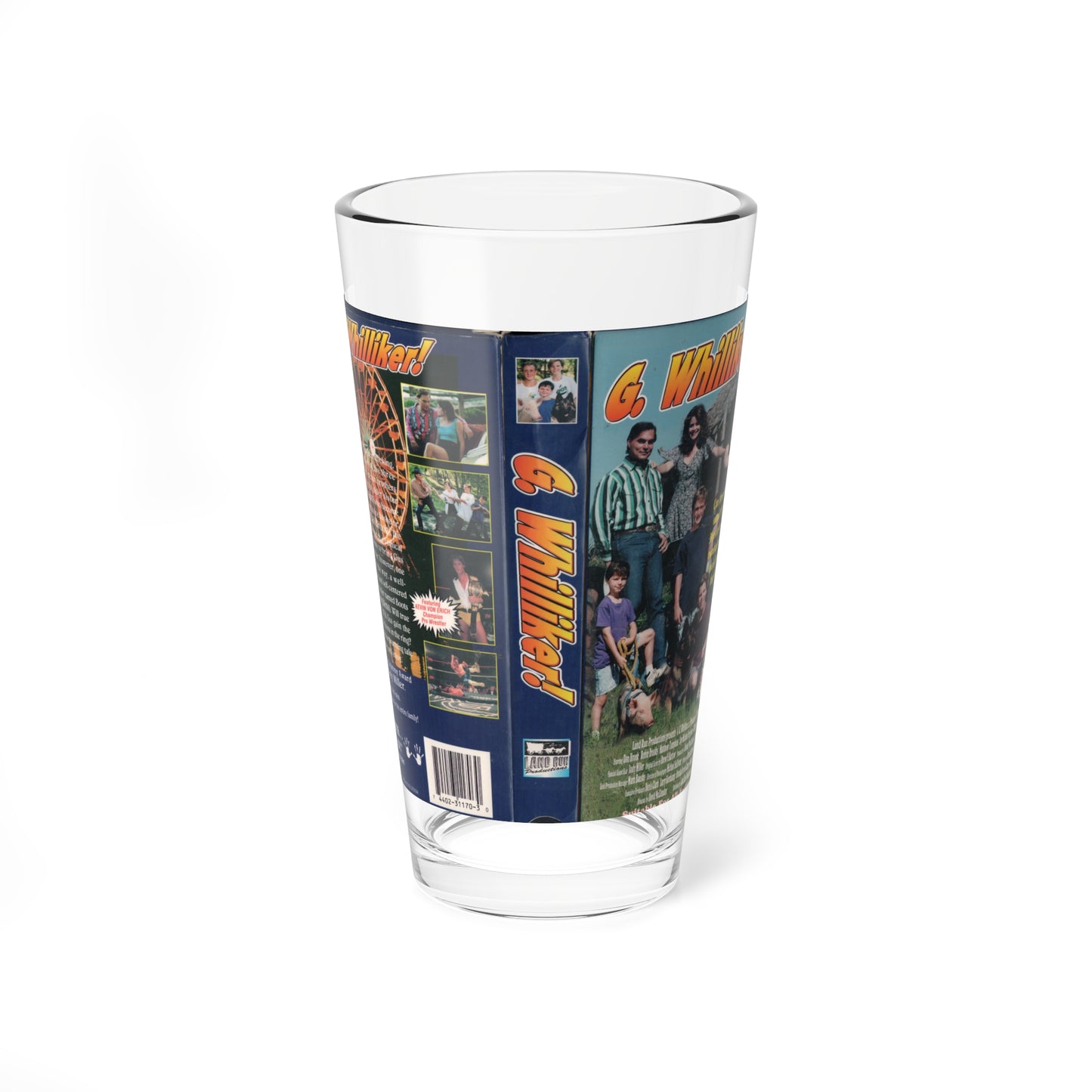 G WHILLIKER (VHS COVER) Pint Glass 16oz-16oz-Go Mug Yourself