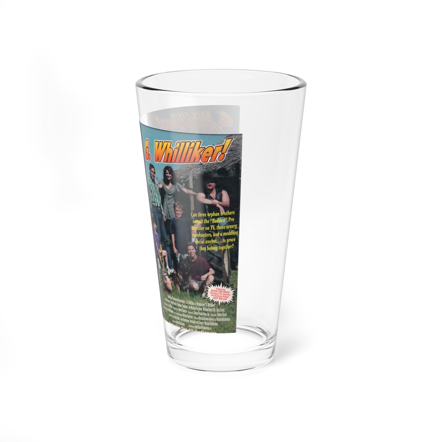 G WHILLIKER (VHS COVER) Pint Glass 16oz-Go Mug Yourself