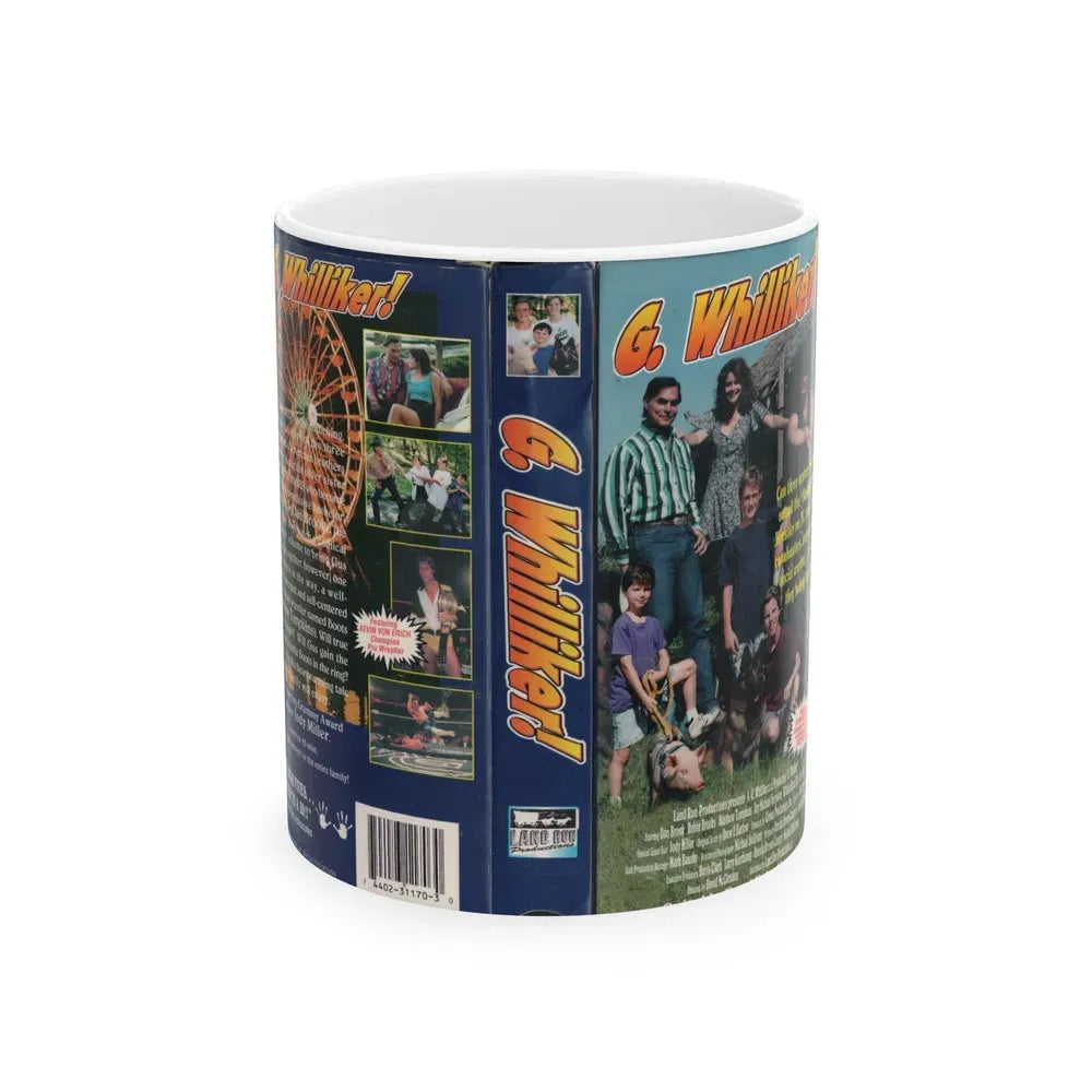 G WHILLIKER (VHS COVER) - White Coffee Mug 11oz - Go Mug Yourself
