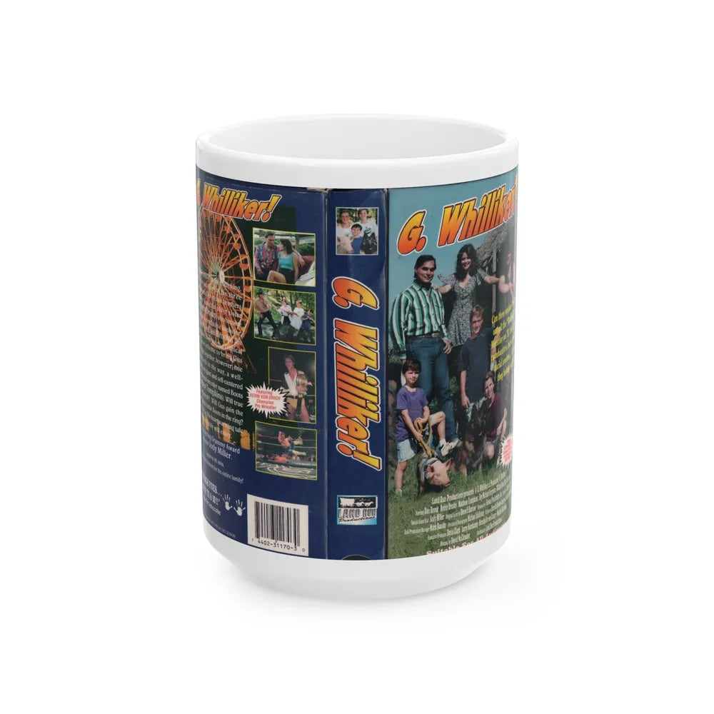 G WHILLIKER (VHS COVER) - White Coffee Mug-15oz-Go Mug Yourself