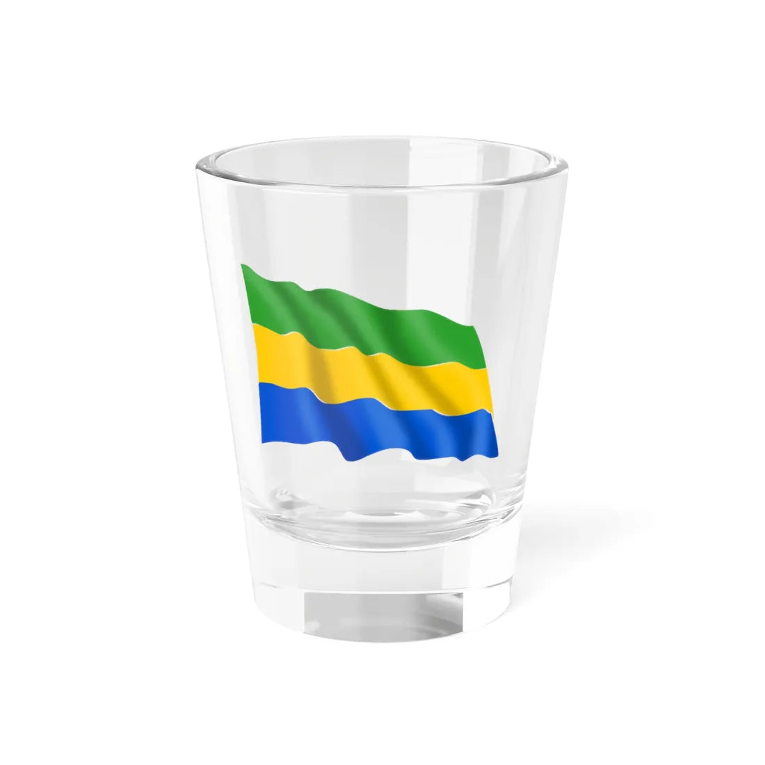 Gabon-flag (Gabon) Shot Glass 1.5oz 1.5oz - Go Mug Yourself
