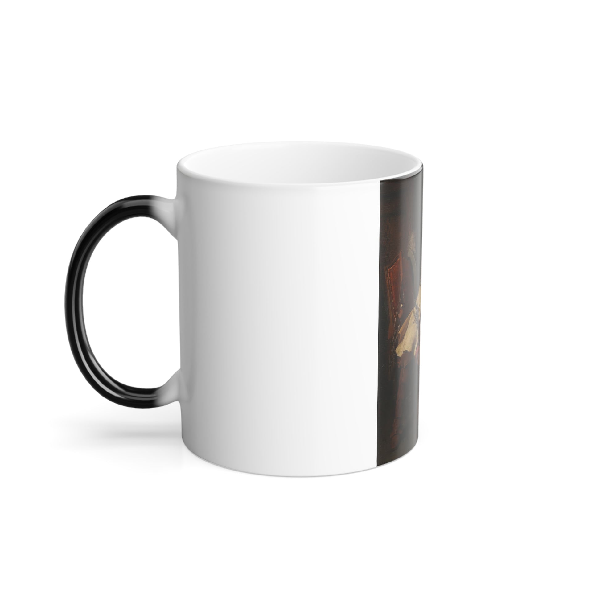 Gabriel von Hackl (1843-1919) The Young Soldier - Oil on Canvas 1874 - Color Changing Mug 11oz-Go Mug Yourself