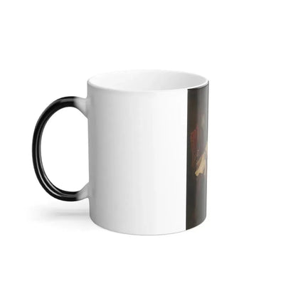 Gabriel von Hackl (1843-1919) The Young Soldier - Oil on Canvas 1874 - Color Changing Mug 11oz - Go Mug Yourself