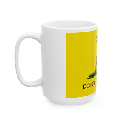 Gadsden flag with apostrophe (United States) White Coffee Mug - Go Mug Yourself