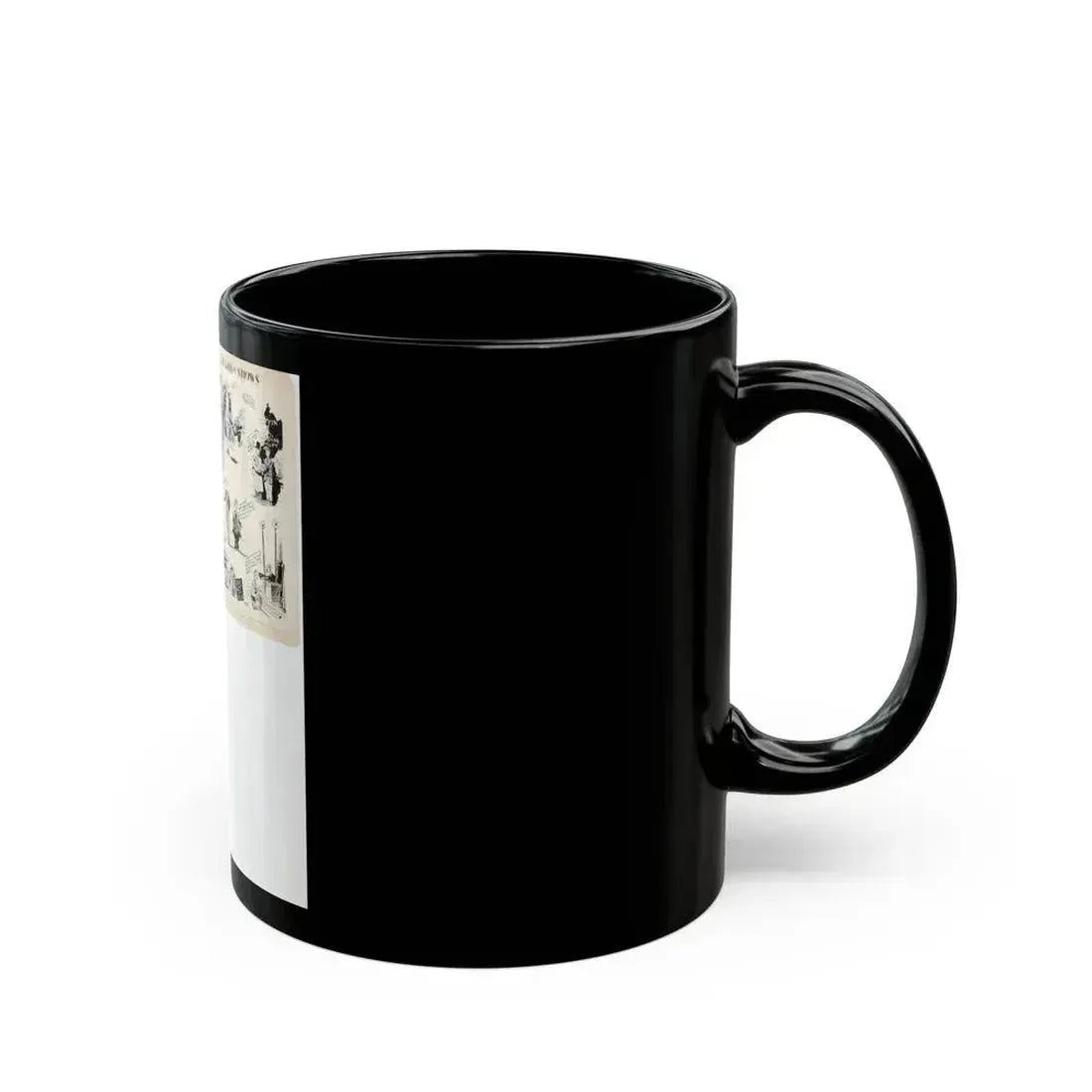 Gag Illustration, Group of 3 - Black Coffee Mug - Go Mug Yourself