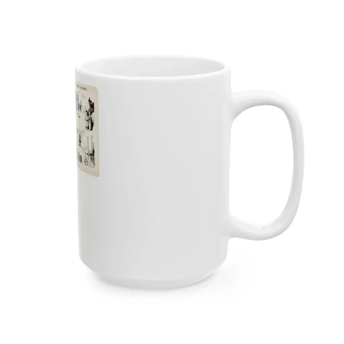 Gag Illustration, Group of 3 - White Coffee Mug - Go Mug Yourself