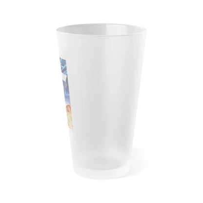 GALAXINA 1980 Movie Poster - Frosted Pint Glass 16oz - Go Mug Yourself