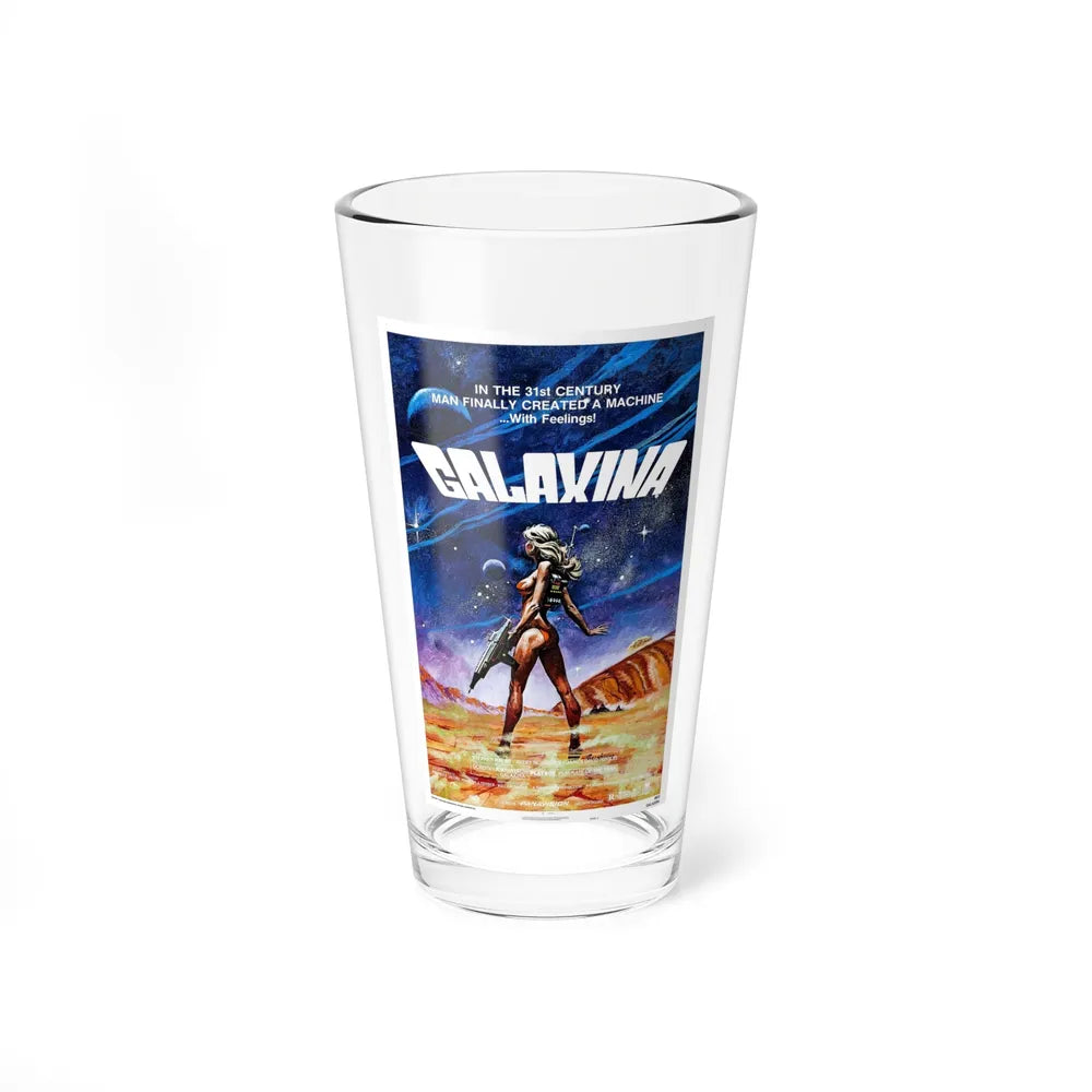 GALAXINA 1980 Movie Poster - Pint Glass 16oz-16oz-Go Mug Yourself