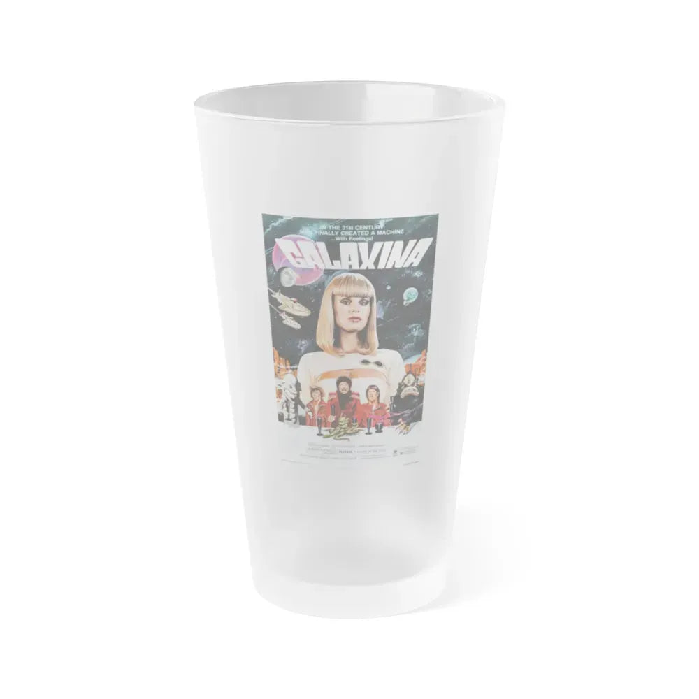 GALAXINA (2) 1980 Movie Poster - Frosted Pint Glass 16oz 16oz Frosted - Go Mug Yourself