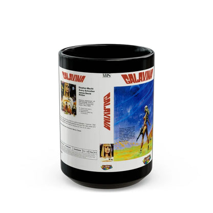 GALAXINA HEM VIDEO FILM (VHS COVER) - Black Coffee Mug-15oz-Go Mug Yourself