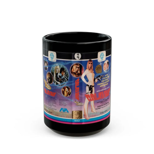 GALAXINA MANSON INTERNATIONAL (VHS COVER) - Black Coffee Mug-15oz-Go Mug Yourself