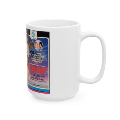 GALAXINA MANSON INTERNATIONAL (VHS COVER) - White Coffee Mug-Go Mug Yourself