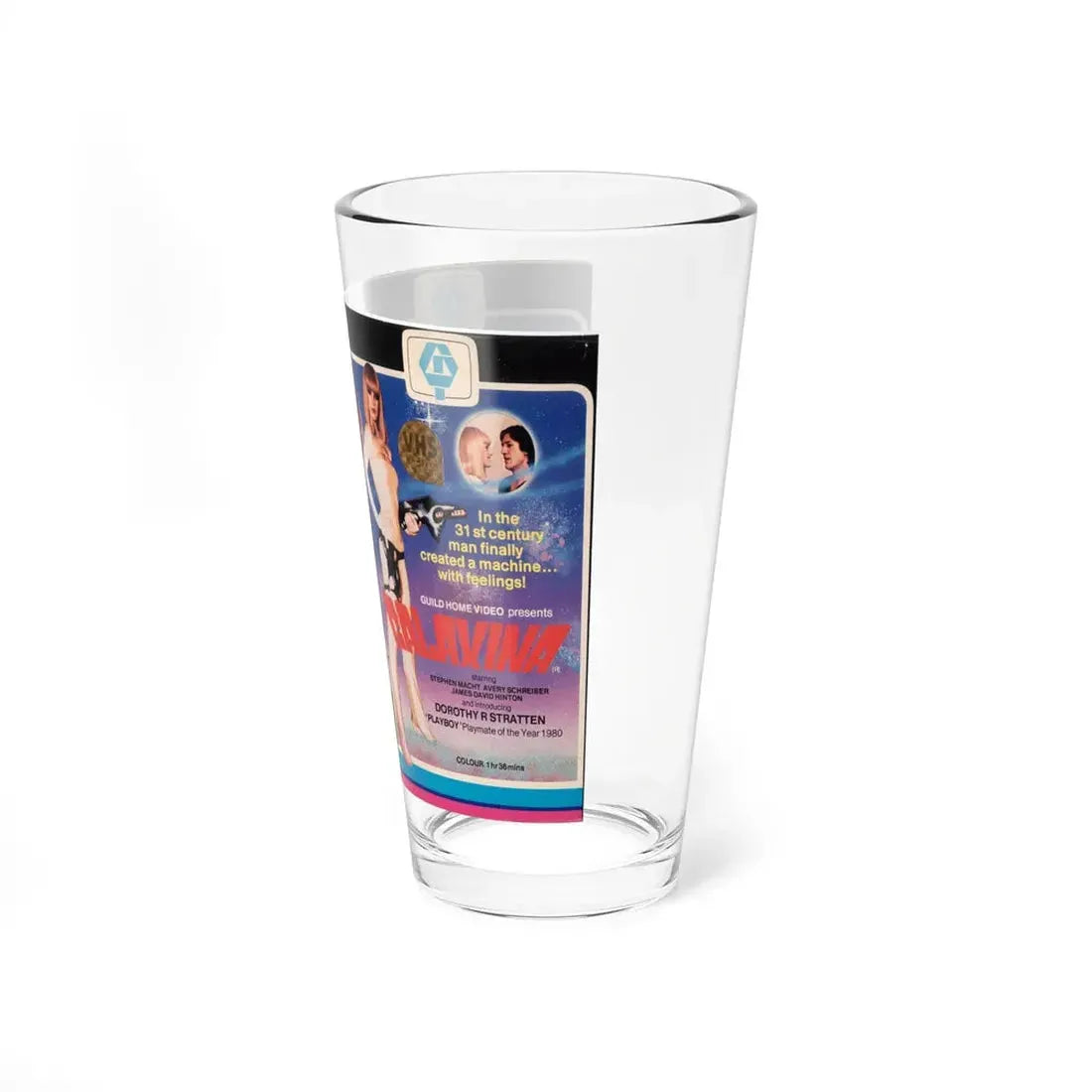 GALAXINA (VHS COVER) Pint Glass 16oz - Go Mug Yourself