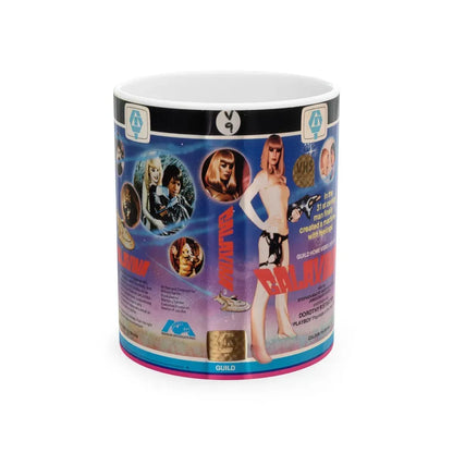 GALAXINA (VHS COVER) - White Coffee Mug 11oz - Go Mug Yourself