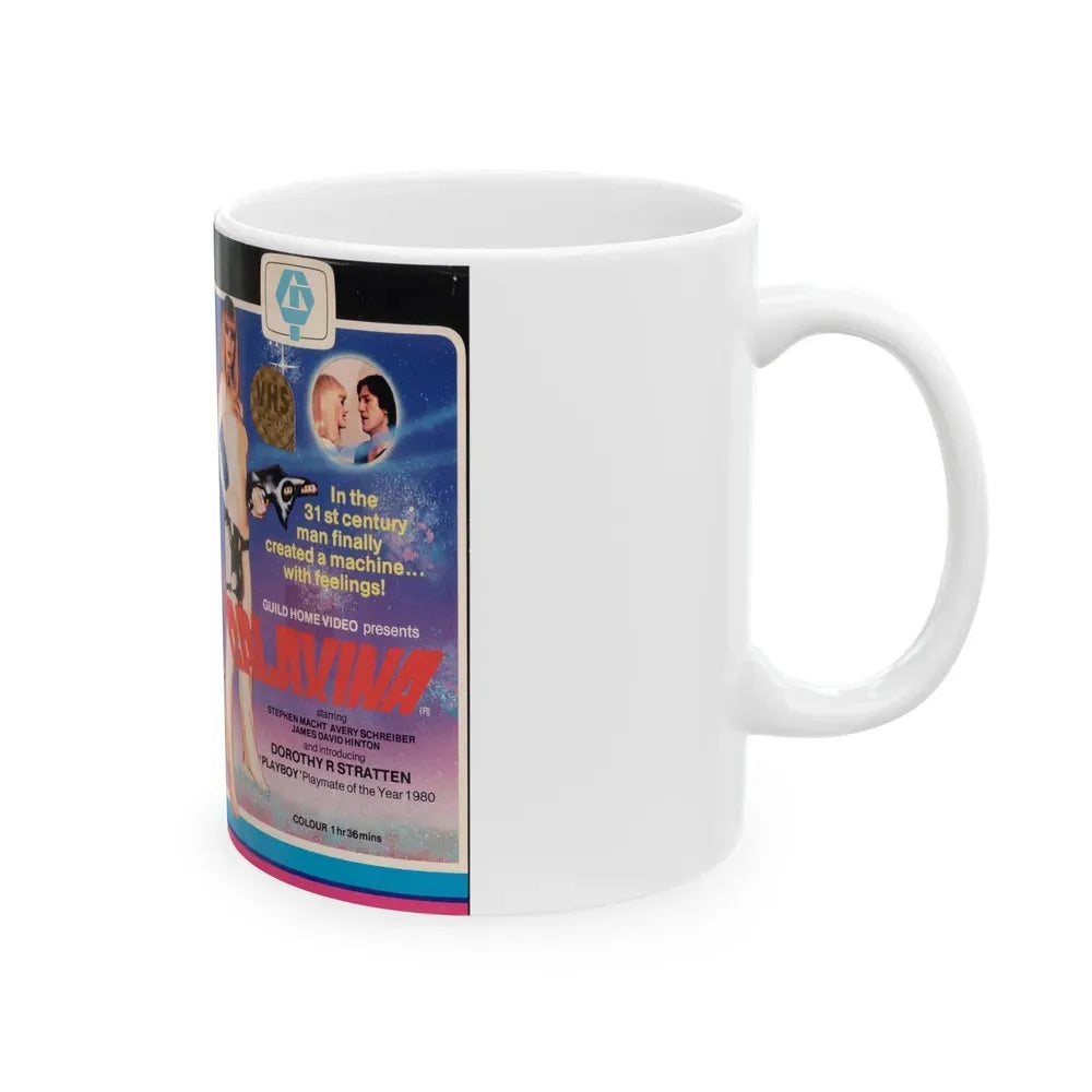 GALAXINA (VHS COVER) - White Coffee Mug - Go Mug Yourself