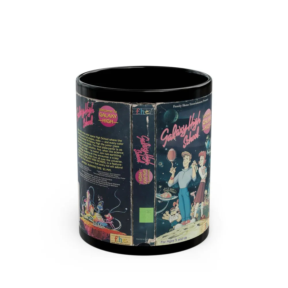 GALAXY HIGH WELCOME TO GALAXY HIGH (VHS COVER) - Black Coffee Mug-11oz-Go Mug Yourself