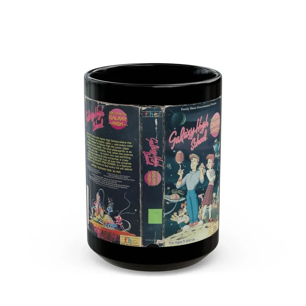 GALAXY HIGH WELCOME TO GALAXY HIGH (VHS COVER) - Black Coffee Mug 15oz - Go Mug Yourself