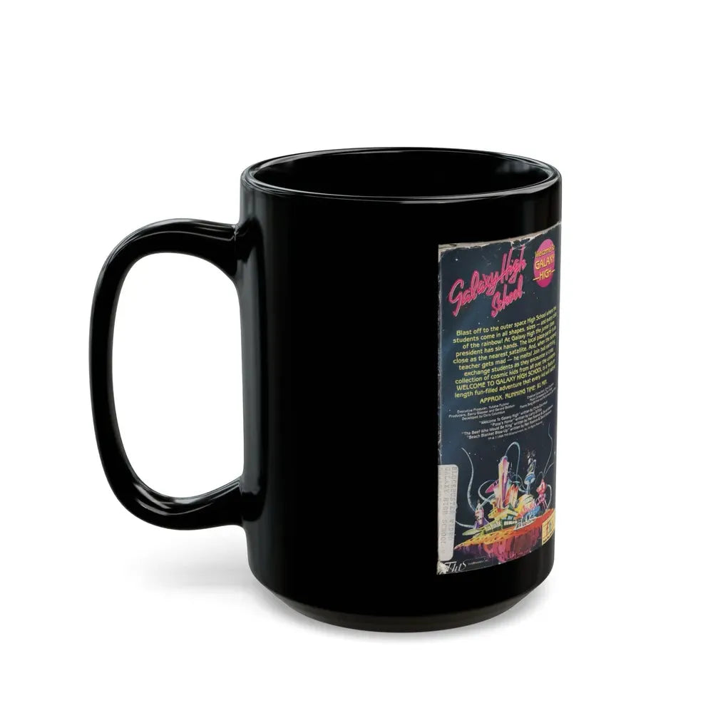 GALAXY HIGH WELCOME TO GALAXY HIGH (VHS COVER) - Black Coffee Mug - Go Mug Yourself