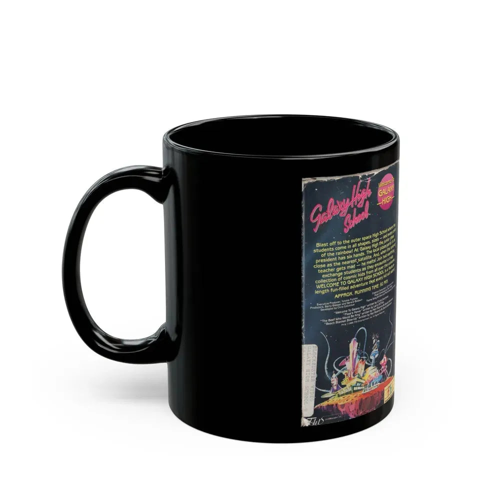 GALAXY HIGH WELCOME TO GALAXY HIGH (VHS COVER) - Black Coffee Mug - Go Mug Yourself