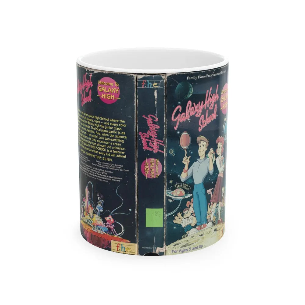 GALAXY HIGH WELCOME TO GALAXY HIGH (VHS COVER) - White Coffee Mug-11oz-Go Mug Yourself