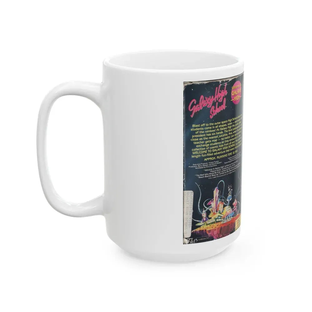 GALAXY HIGH WELCOME TO GALAXY HIGH (VHS COVER) - White Coffee Mug - Go Mug Yourself