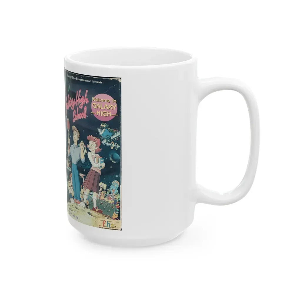 GALAXY HIGH WELCOME TO GALAXY HIGH (VHS COVER) - White Coffee Mug - Go Mug Yourself
