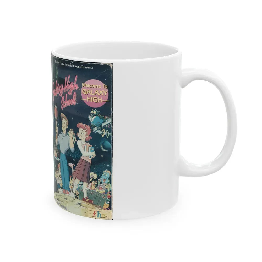 GALAXY HIGH WELCOME TO GALAXY HIGH (VHS COVER) - White Coffee Mug - Go Mug Yourself