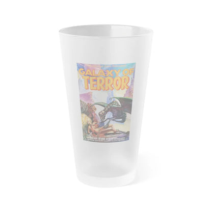 GALAXY OF TERROR (2) 1981 Movie Poster - Frosted Pint Glass 16oz-16oz-Frosted-Go Mug Yourself