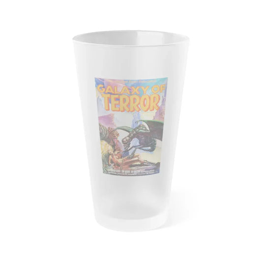 GALAXY OF TERROR (2) 1981 Movie Poster - Frosted Pint Glass 16oz 16oz Frosted - Go Mug Yourself