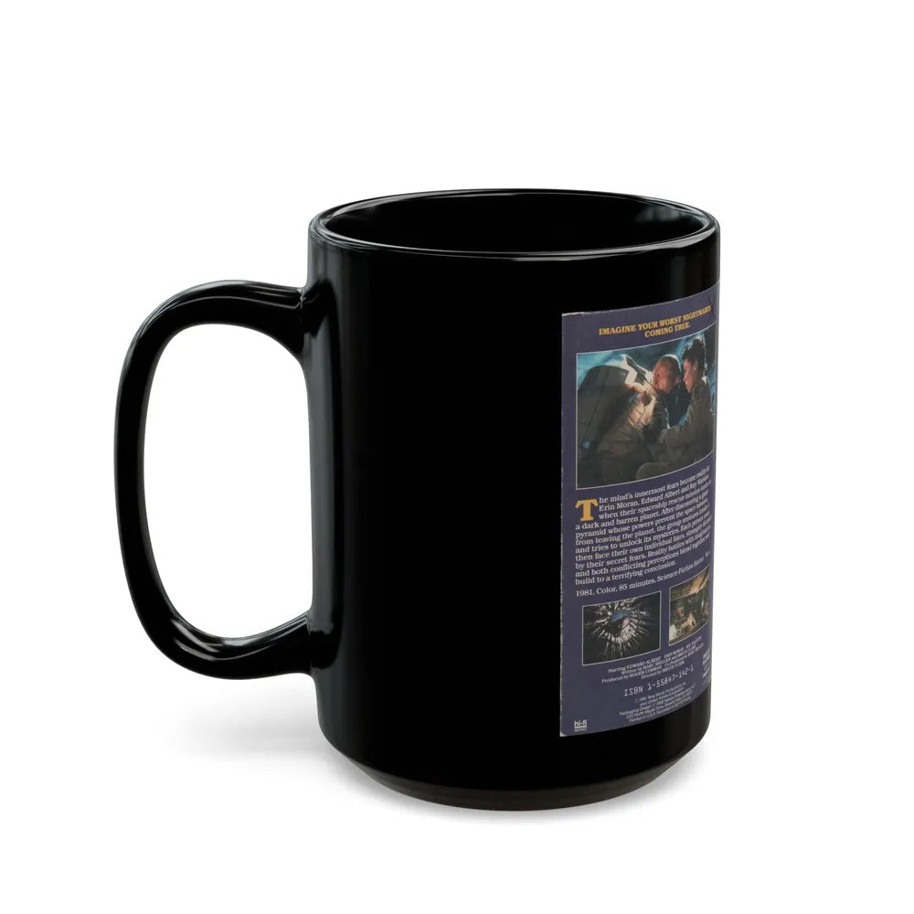 GALAXY OF TERROR (VHS COVER) - Black Coffee Mug-Go Mug Yourself