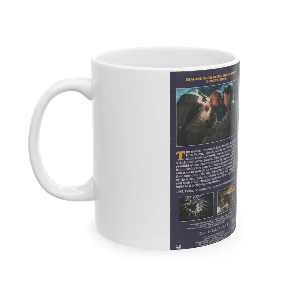 GALAXY OF TERROR (VHS COVER) - White Coffee Mug - Go Mug Yourself
