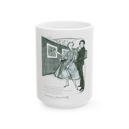 Galey & Lord, 1954 - White Coffee Mug 15oz - Go Mug Yourself