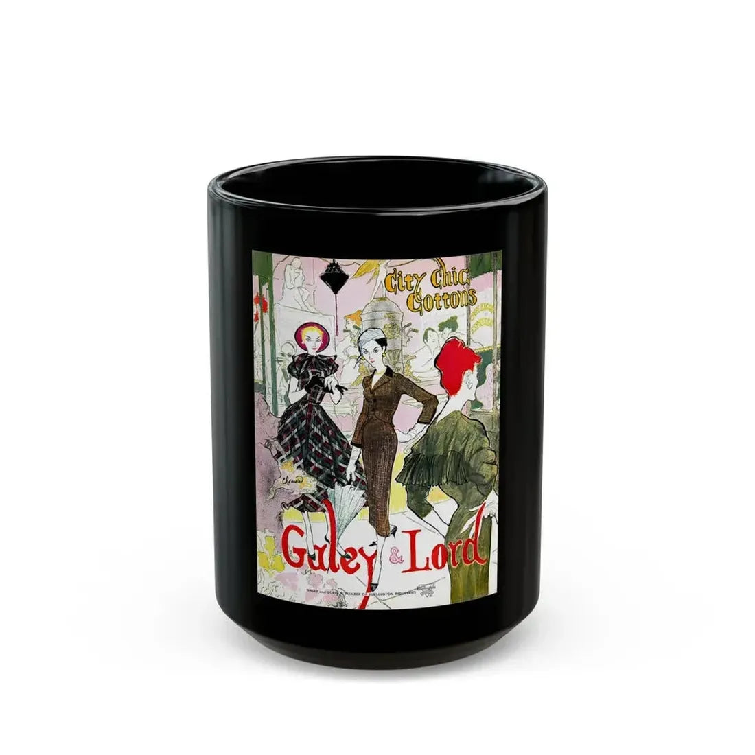 Galey & Lord, 1957 (1) - Black Coffee Mug 15oz - Go Mug Yourself