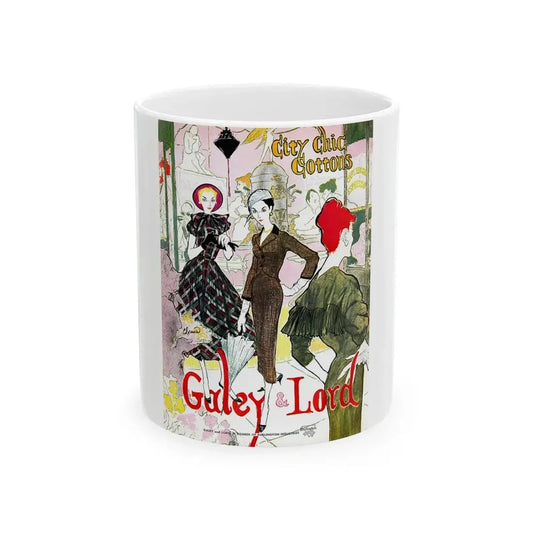 Galey & Lord, 1957 (1) - White Coffee Mug 11oz - Go Mug Yourself