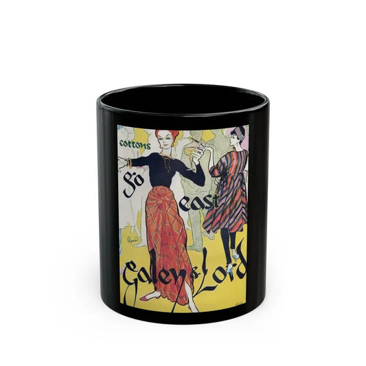 Galey & Lord, 1957 (2) - Black Coffee Mug 11oz - Go Mug Yourself